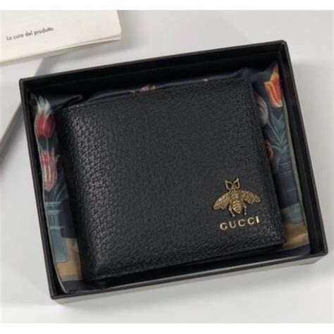 gucci animalier leather wallet 523664